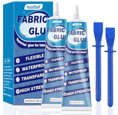 120ml Fabric Glue,Fabric Glue for Clothes,Machine Washable and Extra Strong Bond,Strong Adhesive for Fabric Material, Upholstery, Badge, Textile, Leather, and Crafts