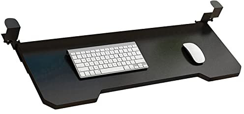 Bandeja para Teclado Debajo del Escritorio con cajones deslizables, Extensor de Escritorio Ajustable y Estante para Mouse - Plataforma para Teclado extraíble con rieles de sujeción