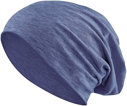 Balinco Jersey-Baumwolle Beanie für Herren & Damen – Unisex Weiche Stretch-Strickmütze, Leichte Ganzjahres Kopfbedeckung, Bequeme Alltags-Outdoor-Mütze, Pflegeleicht, Einheitsgröße