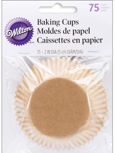 Wilton - Pirottini da forno con scrittaMy Cupcakes are My Cocktails, 75 pezzi 0 75-Count Unbleached