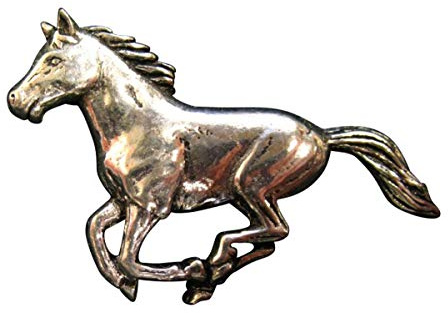 Ansteckpin Pferd im Galopp | für den Hut oder das Revers | Perfekt zum Reit-Outfit | Anstecker Pin Button