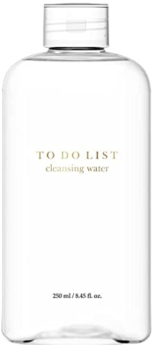 TO DO LIST Cleansing Water | Premium Micellar Water Make up Remover | Oil-free Lip & Eye Makeup Remover | Agua Micelar Cleanser | 8.45 Fl. Oz. | Korean Skin Care For All Skin Types