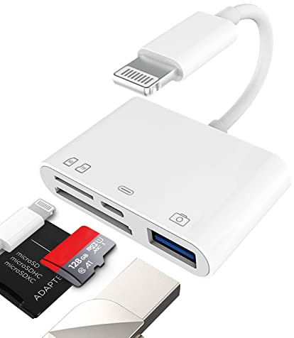 Camera Micro SD TF Reader Lightning to USB3.0 Adapter OTG Cable for Apple iPhone 11/12/Mini/max/pro/xs/xr/se2/7/8+/iPad Air