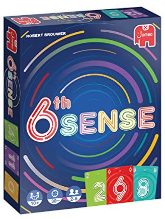 Jumbo Spiele 6th Sense Kartenspiel ab 10 Jahren – Familienspiel für 2 bis 6 Spieler