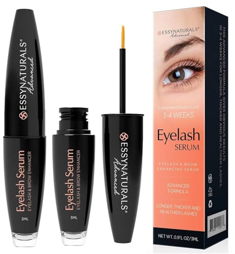 Essynaturals Eyelash Growth Serum, Premium Eyelash Serum, Lash Serum For Eyelash Growth, Eyelash Serum To Grow Lash, Irritation Free Lash Growth Serum