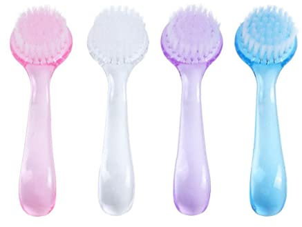 TOSSPER 1 Pz Nail Brush Pulizia Rimuovi Polvere Polvere Plastica Detergente per Acrilico UV Gel Nails Art Manicure Assistenza Assomentale Assomentino Casuale
