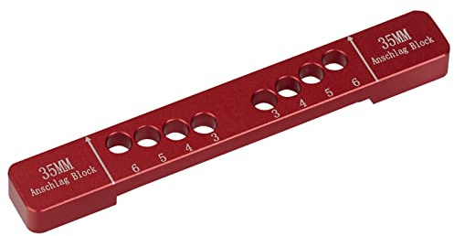 SOTECH Anschlagblock 35mm für Bohrschablone BS-35-T45, BS-35-T48, BS-35-T52