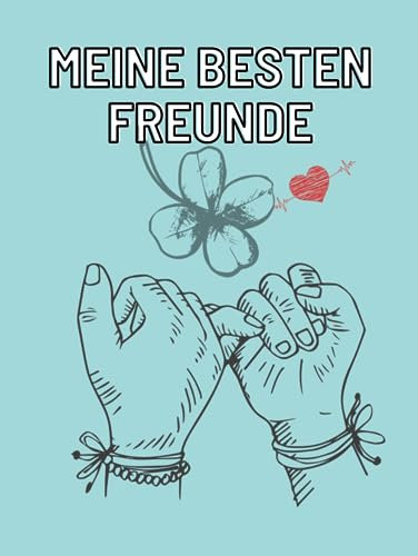 Mein Freundebuch: großes Freundebuch für Erwachsene A4 - für bis zu 36 Freunde
