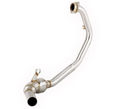 Exhaust Pipe Silencer Pipe Motorcycle Exhaust Muffler Catalyst Delete And Link Pipe For 390 For Adventure 2020 2021 Silencer Eliminator (Size : Full Pre DeCat Pipe)
