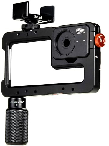 BEASTGRIP x SanDisk Beastcage iPhone 15 Pro Max Creator Kit - Includes iPhone 15 Pro Max Cage, Handle, and SSD Mount - Video Rig for Filming