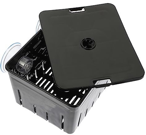 BESPORTBLE 1set Multi-function Tortoise Isolation Box Incubation Box for Reptiles Aquarium Breeding Use Design and Unique Cover to Protect Newborns
