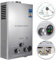 10L Calentador de Agua a Gas LPG Calentador de Agua a Gas Butano 20KW Calentador de Agua de Gas Licuado de Petróleo sin Tanque,para Baño/Cocina/Autocaravana/Camping/Al Aire Libre etc. (10L)