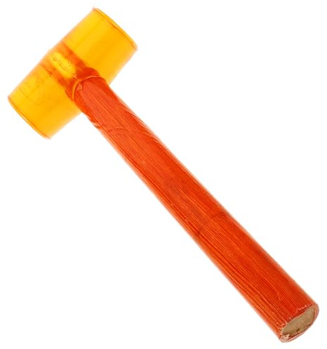Milisten Tile Laying Glue Hammer Rubber Head Mallet Handle Grips Non-slip Mallet for Home Decoration Construction