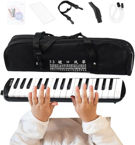 Melodica Wind Piano, Air Keyboard Instrument | Musical Blow Piano Harmonium, tragbares Keyboard Wind Piano | Einfach zu spielende Melodica für Erwachsene, anfängerfreundliche Luftkeyboard für Kinder M