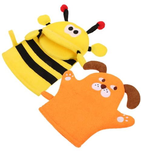 Gatuida Exfoliating Boys and Girls Bath Mitts with Polyester Material for Gentle Toddler Skin Care and Body Scrubbing