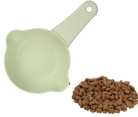 Louche pour chat - Facile à nettoyer - Gobelet doseur pour nourriture pour chien - Pour litière, farine, céréales, maison, excursion, cuisine, voyage, chiot