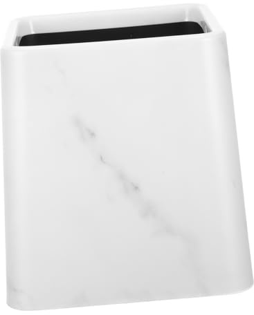 VALICLUD Cestino da Tavolo con Finitura Effetto Marmo Piccolo Porta Rifiuti Multifunzionale per Bagno Cucina Camera e Ufficio Design Elegante e Resistente per Uso Quotidiano