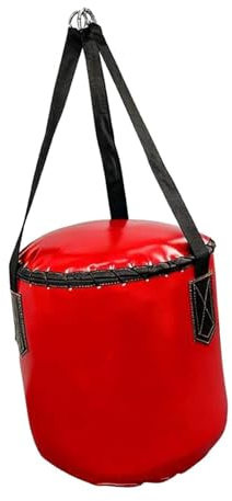 Zxpjkyu Sacco da Boxe Appeso Sacco da Boxe Attrezzatura per Arti Marziali Taekwondo Materiale Garantisce Durata E Resilienza Adatto per Adulti Bambini, Rosso