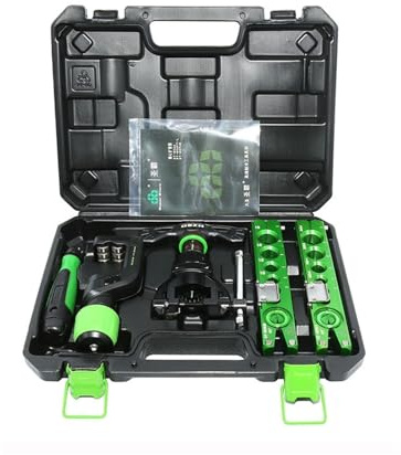 Kit expansor de tubo profesional 6-19 mm, escariador excéntrico cobre for aire acondicionado manual, métrico para principiantes uso de bricolaje