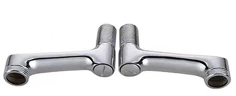 BiaoTeng Wasserhahn Adapter Von 1/2 Auf 3/4 Zoll Klauenfuß-Duscharmatur Badezimmer-Zubehör Messing Exzenter Anschluss 1/2 - 3/4, A