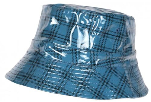Nyls Création Bob Regenhut, blau, kariert, Fantasie, Skothy – Größe: Einheitsgröße – Farbe: Blau – Unisex, blau, Einheitsgröße