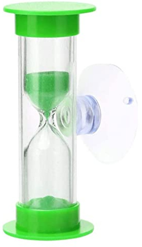 2-Minuten-Dusch-Timer mit Saugnapf, Zahnputzen, Weihnachtsgeschenke für Kinder, Sanduhr, Sanduhr, Schreibtisch-Ornament für Kinder