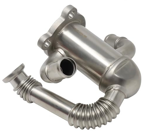 Vinciann Radiatore scambiatore valvola EGR compatibile con codici 93177419 55197846 adatto a Grande Punto 1.3D Multijet 05-10 compatibile con Musa 1.3 D Multijet 06-12 adatto a Corsa D 1.3 CDTI 06-11