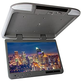 Lettore DVD portatile per lettori video per poggia Schermo 1920 * 1080 IPS Schermo da 22 pollici Tetto for auto Flip Down Mount Monitor MP5 Lettore video for autobus TV a soffitto Uscita FM USB con sc