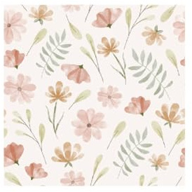 Lukery Adhesivos Cocina Baño 20 Piezas, DIY Azulejos Ceramica Azulejo Adhesivo Pared Suelo, Impermeables PVC Estampado de Margaritas Azulejos Pegatina (20x20cm,Flor Rosa)