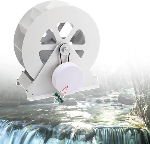Generador de turbina hidroeléctrica micro,generador de rueda hidráulica de baja velocidad,generador de energía hidroeléctrica de rueda hidráulica,generación de energía para iluminación exterior,50W