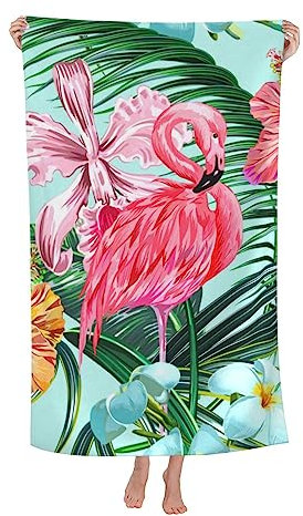 Herren Damen Reisehandtuch Flamingos Microfaser Handtücher Erwachsene Poolhandtücher Kinder Strandtuch Für Picknicks Duschen Urlaub