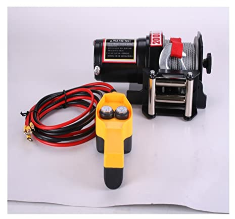 Polipasto de cadena, Puestos eléctricos 2000 libras eléctricas. 2V / 24V Crane de camiones montados en vehículo Dedicó el polipasto eléctrico,Operación flexible