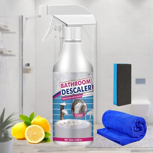Spray Detergente Bagno, Spray Smacchiatore, Detergente Multiuso in Schiuma per Bagno, Detergente per Macchie Ostinate, Detergente in schiuma per il Bagno