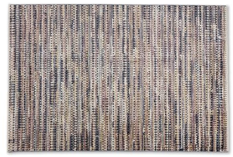 Astra Hochwertiger Teppich Orvieto Wohnzimmer, Schlafzimmer - Kurzflorteppich weich - Elegantes Flachgewebe - vielfältige Designs - Teppich bunt 80x150cm