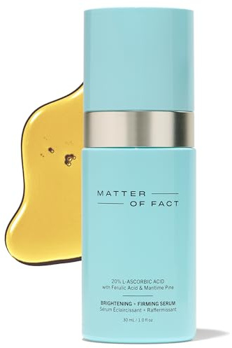 Matter of Fact Brightening + Firming Serum, 20% Vitamin C & Ferulic Acid Liquid Anti-Ageing Formula for Radiant Skin, 30ml