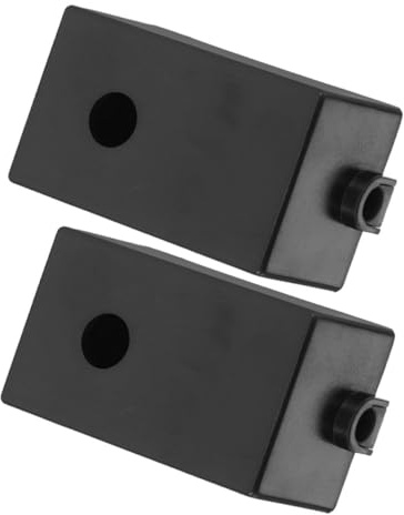 NUOBESTY Boîte de Jonction Électrique Lot de 2 Pièces en Plastique Noir Étanche Multifonctionnelle et Élégante pour Projets et Installations Commerciales Fiables