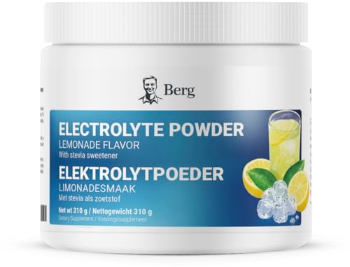 Berg Elektrolyt-Pulver – Geschmack: Zitronenlimonade – Mit rosa Himalaya-Salz aus dem Salt Range in Pakistan – 50 Portionen
