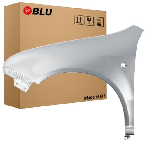 BLU Premium Kotflügel Passend für Skoda Fabia I (6Y) 9102 Links Silber | 1999-2007 | Vorderseite Vorne | Verzinkt & Lackiert | Einbaufertig