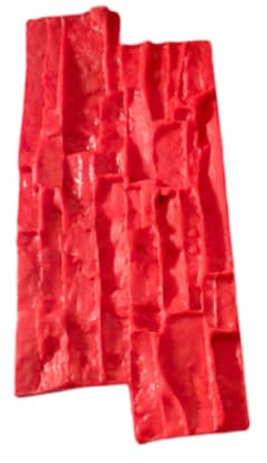 Milageto Modèle de moulage de béton de stromatolite de pavé de ciment de forme de tampon sans couture de texture de pierre réaliste pour la pelouse extérieure