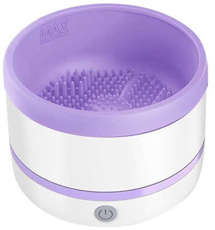 Electric Makeup Brush Cleaner | Foundation Brush Makeup Sponge Washer,Rechargeable Beauty Cosmetic Tool Washer for Foundation Concealer Eyeshadow Blush Applicators