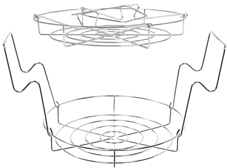 Generico Canning | de vaporizador de acero inoxidable | 29 x 22,5 cm Cansonni de vapor aislado | para dosel en baño de agua caliente | Rastrillos anti- y plegables para depósitos SF