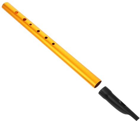 LIGIGWASH Irische Tin Whistle für Anfänger 6-loch Blechflöte Tonart C Aluminiumlegierung Vertikale Blockflöte mit Tragetasche für Musiklernen und Üben