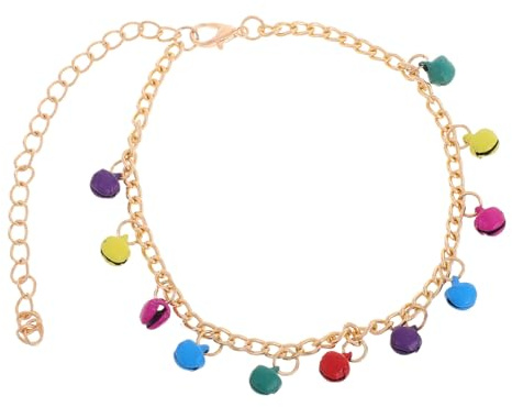 FOMIYES Clochettes de Cheville pour Femme Chaîne à Clochettes Ajustable Bijou de Cheville Délicat et Superposé