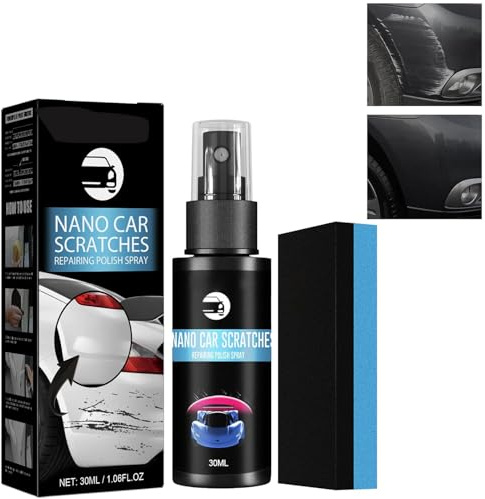 Reparador Arañazos Coche,Nano Spray para Arañazos para Coches,Spray de Reparación Rápida para Arañazos,Spray De Revestimiento Cerámica Para Coche,Nano Pulidor y Restaurador de Pintura