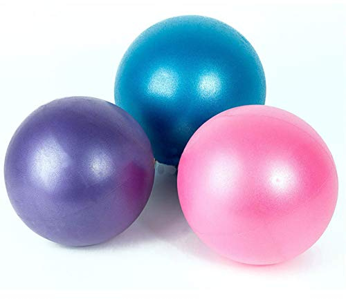 AMOYER 1pc Mini-Yoga-Kugel Weiche Pilates Gymnastikball Thighs Und Core Training Ball Home Gym Fitnessausrüstung 25cm Durchmesser