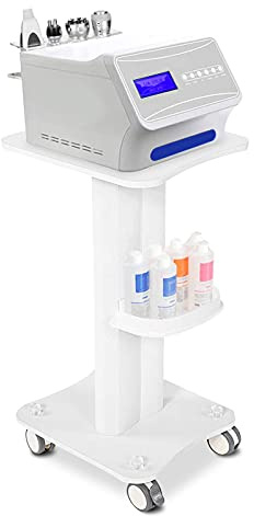 Carrello cosmetico salone, carrello lavoro con vano portaoggetti, portatile, per parrucchiere, beauty salon, trolley con ruote, carrello medico, per strumenti di bellezza SPA