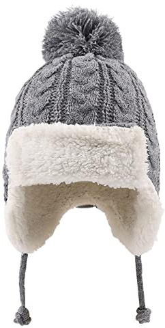 XIAOHAWANG Baby Mütze Winter Strickmütze Baby Newborn Warme Wintermütze Mädchen Kindermützen Jungen Benia für Baby Kinder