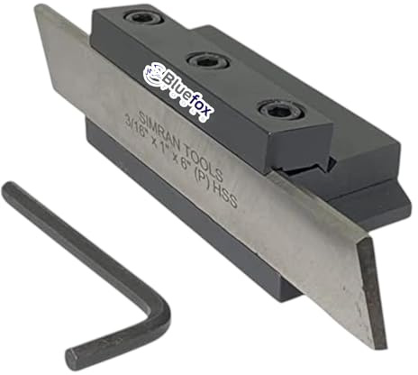 Lathe Clamp Type Parting Cut Off Tool Holder 3/4 Shank with 3/16 x 1 x6
