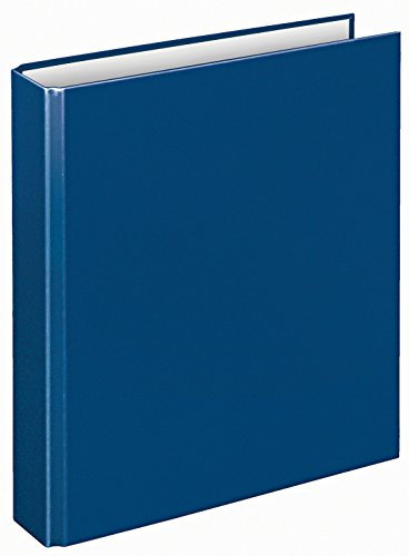 VELOFLEX - Ringordner Basic, Ringbuch, Ordner, DIN A5, 2-Ring-Mechanik, 196 x 230 x 30 mm, Karton (5 Stück, blau)