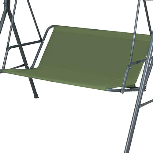 Garten-Schaukel-Sitz-Abdeckung, Garten-Stuhl-Ersatz-Abdeckung,Ersatz-Schaukel Sitzbezug für Hollywoodschaukel, 900D Oxford-Gewebe, für den Außenbereich 2- und 3-Sitzer (Grün: 138 * 50 * 50cm)